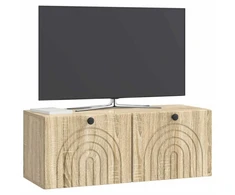 TV staliukas Sieninė TV spintelė Sonoma ąžuolas 78,5 x 31 x 30 cm