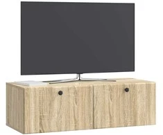 TV staliukas Sieninė TV spintelė 98 x 41 x 30 cm Sonoma ąžuolas