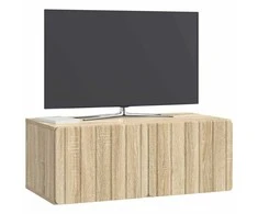 TV staliukas Sieninė TV spintelė Sonoma ąžuolas 78,5 x 41 x 30 cm