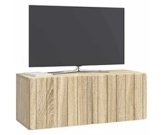 TV staliukas Sieninė TV spintelė Sonoma ąžuolas 78,5 x 31 x 30 cm
