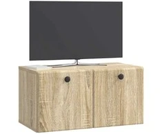 TV staliukas Sieninė TV spintelė 59,5 x 31 x 30 cm Sonoma ąžuolas