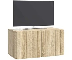 TV staliukas Sieninė TV spintelė Sonoma ąžuolas 59,5 x 31 x 30 cm