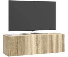 TV staliukas Sieninė TV spintelė Sonoma ąžuolas 98 x 31 x 30 cm