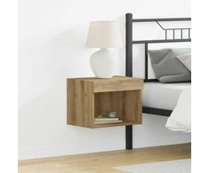 TV staliukas TV spintelių komplektas su LED 2 pcs Amatininkų ąžuolas