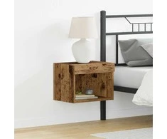 TV staliukas TV spintelių komplektas 2 pcs Senas medis 40 x 30 x 30 cm
