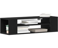 TV staliukas Televizoriaus spintelė Juodas ąžuolas 100 x 30 x 26,5 cm