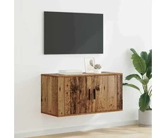 TV staliukas Sieninis televizoriaus kabinetas Sena mediena 80 x 34.5 x 40 cm