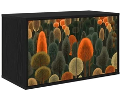 TV staliukas Sieninis televizoriaus stovas ZAANDAM 69 x 33 x 40 cm