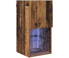 TV staliukas Sieninis televizoriaus stovas Senas medis 30,5 x 30 x 60 cm