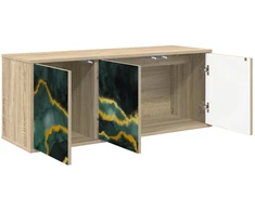 TV staliukas Sieninis televizoriaus stovas WIJHE 102 x 33 x 40 cm
