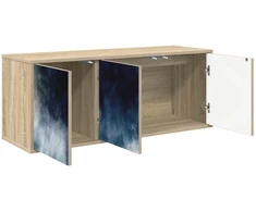 TV staliukas Sieninis televizoriaus stovas RAALTE 102 x 33 x 40 cm