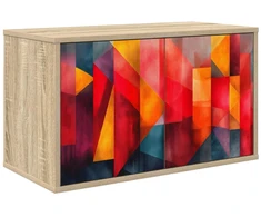 TV staliukas Sieninis televizoriaus stovas HEESCH 69 x 33 x 40 cm