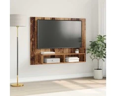 TV staliukas TV spintelių komplektas Senovinis medis 120 x 23,5 x 90 cm