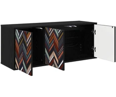 TV staliukas Sieninis televizoriaus stovas OMMEN 102 x 33 x 40 cm