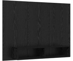 TV staliukas TV spintelių komplektas Juodas ąžuolas 120 x 23,5 x 90 cm