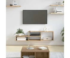 TV staliukas Sieninistelevizoriausstovas 120x25x28,5cm Apdirbta mediena