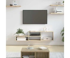 TV staliukas Sieninistelevizoriausstovas 120x25x28,5cm Apdirbta mediena