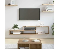 TV staliukas Sieninistelevizoriausstovas 150x25x28,5cm Apdirbta mediena