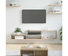 TV staliukas Sieninistelevizoriausstovas 150x25x28,5cm Apdirbta mediena