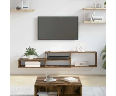 TV staliukas Sieninistelevizoriausstovas 150x25x28,5cm Apdirbta mediena