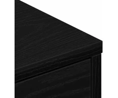TV staliukas Televizoriaus spintelė Juodas ąžuolas 80 x 34 x 36 cm