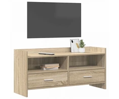 TV staliukas Televizoriaus spintelė 100 x 33 x 47 cm Sonoma ąžuolas
