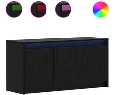 TV staliukas Televizoriaus spintelė 100 x 34 x 50 cm Juodojo ąžuolo