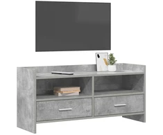 TV staliukas Televizoriaus spintelė 100 x 33 x 47 cm Betono pilka