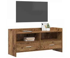 TV staliukas Televizoriaus spintelė 100 x 33 x 47 cm Sendintos medienos