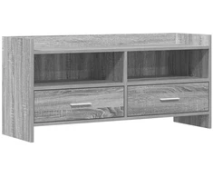TV staliukas Televizoriaus spintelė 100 x 33 x 47 cm Pilka Sonoma