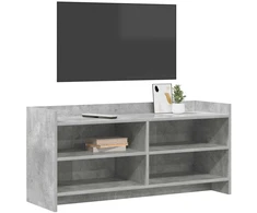 TV staliukas Televizoriaus spintelė 100 x 33 x 47 cm Betono pilka