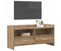 TV staliukas Televizoriaus spintelė 100 x 33 x 47 cm Artisano ąžuolo