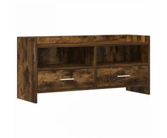 TV staliukas Televizoriaus spintelė 100 x 33 x 47 cm Dūminio ąžuolo