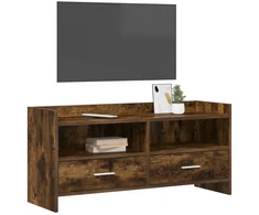 TV staliukas Televizoriaus spintelė 100 x 33 x 47 cm Dūminio ąžuolo