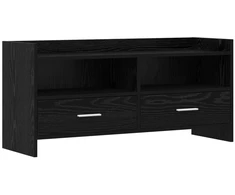 TV staliukas Televizoriaus spintelė 100 x 33 x 47 cm Juodojo ąžuolo