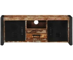 TV staliukas televizoriaus spintelė 100x30x40 cm Regeneruota medžio masyva