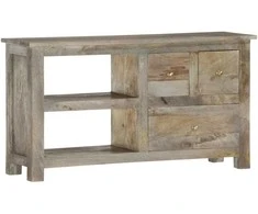 TV staliukas Televizoriaus spintelė, 100x30x55cm, mango medienos masyvas