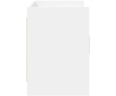 TV staliukas Televizoriaus spintelė 102 x 33 x 47 cm Balta Apdirbta mediena