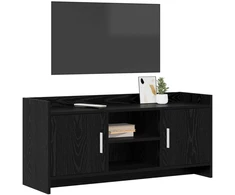 TV staliukas Televizoriaus spintelė 102 x 33 x 47 cm Juodojo ąžuolo