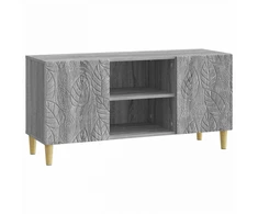 TV staliukas Televizoriaus spintelė 102 x 34,5 x 50 cm Pilka Sonoma