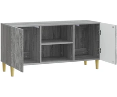 TV staliukas Televizoriaus spintelė 102 x 34,5 x 50 cm Pilka Sonoma