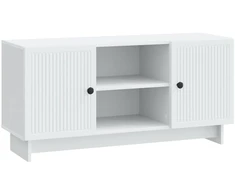 TV staliukas Televizoriaus spintelė 102 x 34,5 x 50 cm Balta