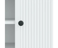 TV staliukas Televizoriaus spintelė 102 x 34,5 x 50 cm Balta