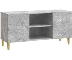 TV staliukas Televizoriaus spintelė 102 x 34,5 x 50 cm Betono pilka