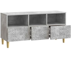 TV staliukas Televizoriaus spintelė 102 x 34,5 x 50 cm Betono pilka
