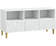 TV staliukas Televizoriaus spintelė 102 x 34,5 x 50 cm Balta