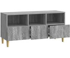 TV staliukas Televizoriaus spintelė 102 x 34,5 x 50 cm Pilka Sonoma