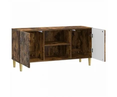 TV staliukas Televizoriaus spintelė 102 x 34,5 x 50 cm Dūminio ąžuolo