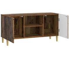 TV staliukas Televizoriaus spintelė 102 x 34,5 x 50 cm Sendintos medienos