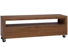TV staliukas Televizoriaus spintelė 110 x 30 x 40 cm Natūrali